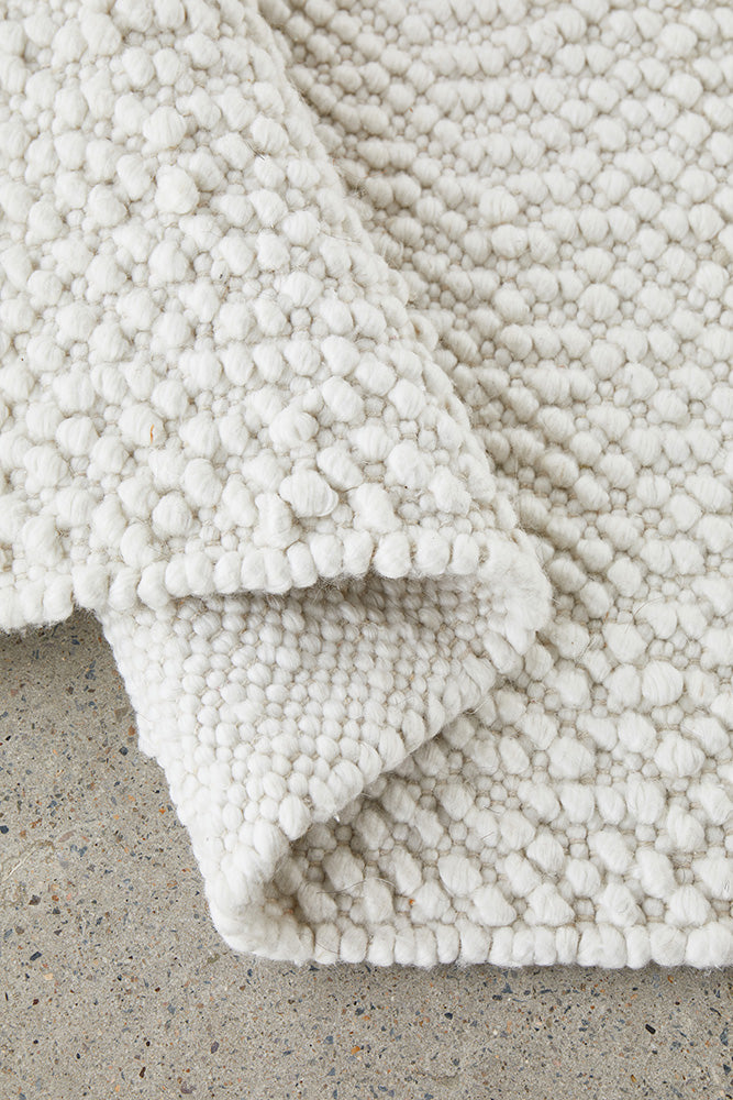 Boucle Rug | White