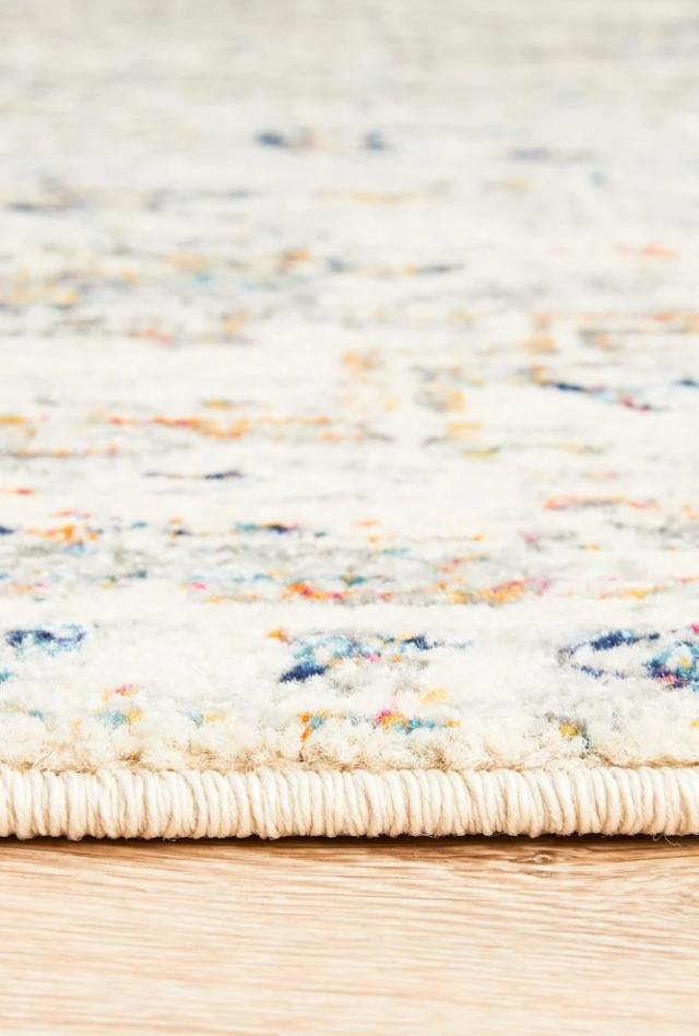 Ankara 911 Rug | Silver & Multi