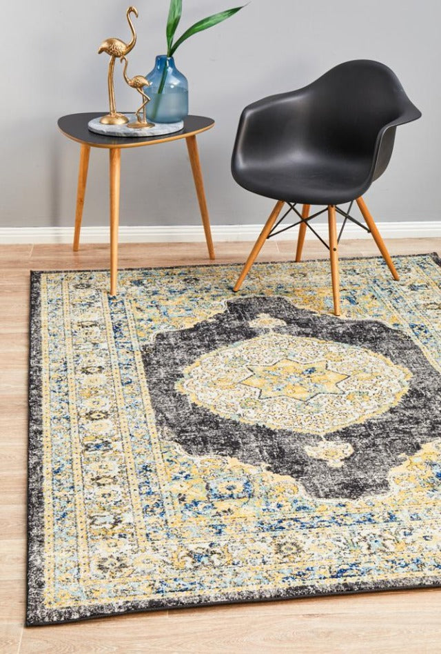 Midnight 955 Rug | Charcoal