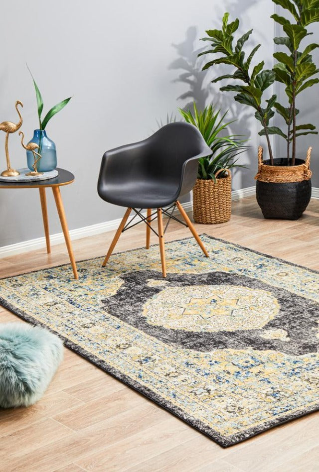 Midnight 955 Rug | Charcoal