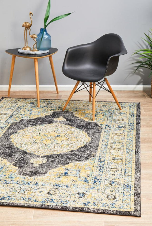 Midnight 955 Rug | Charcoal