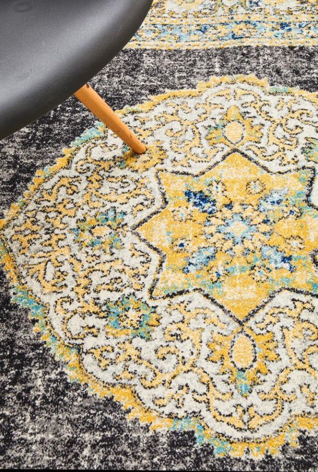 Midnight 955 Rug | Charcoal