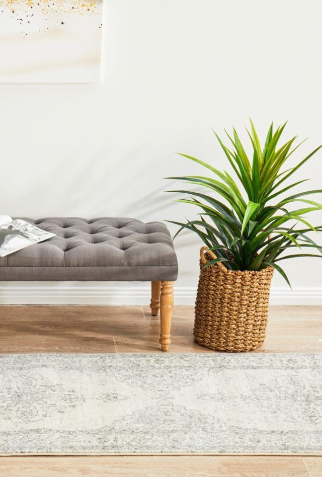 Fog Grove 977 Runner Rug | Silver