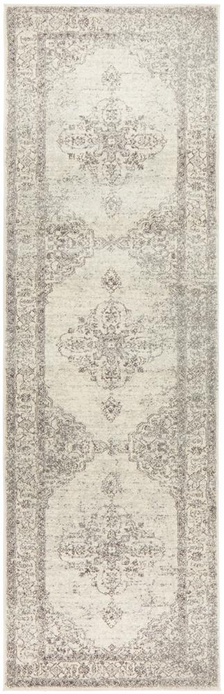 Fog Grove 977 Runner Rug | Silver