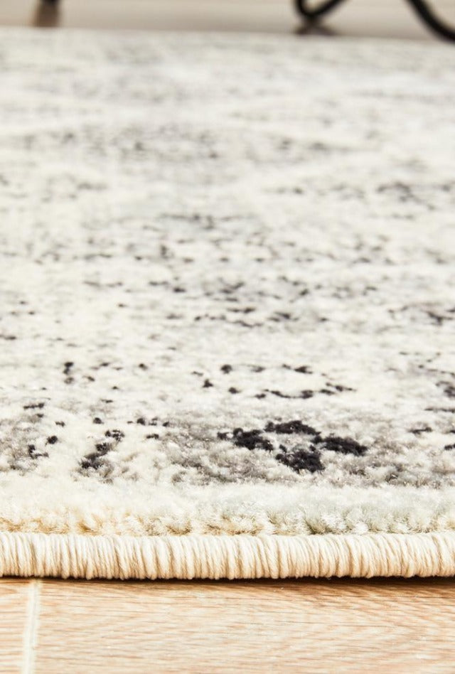 Mosaic 999 Round Rug | Grey