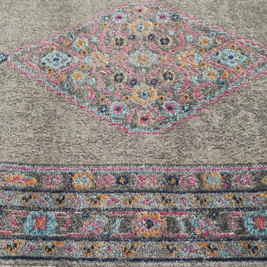 Eternal Poly & Cotton Transitional Runner | Light Grey, Multi