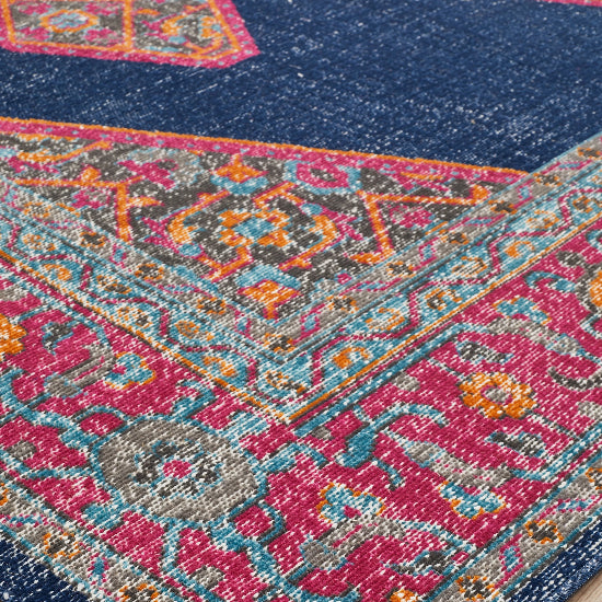 Eternal Navy Area Rug by Rug Addiction in Extra Large sizes