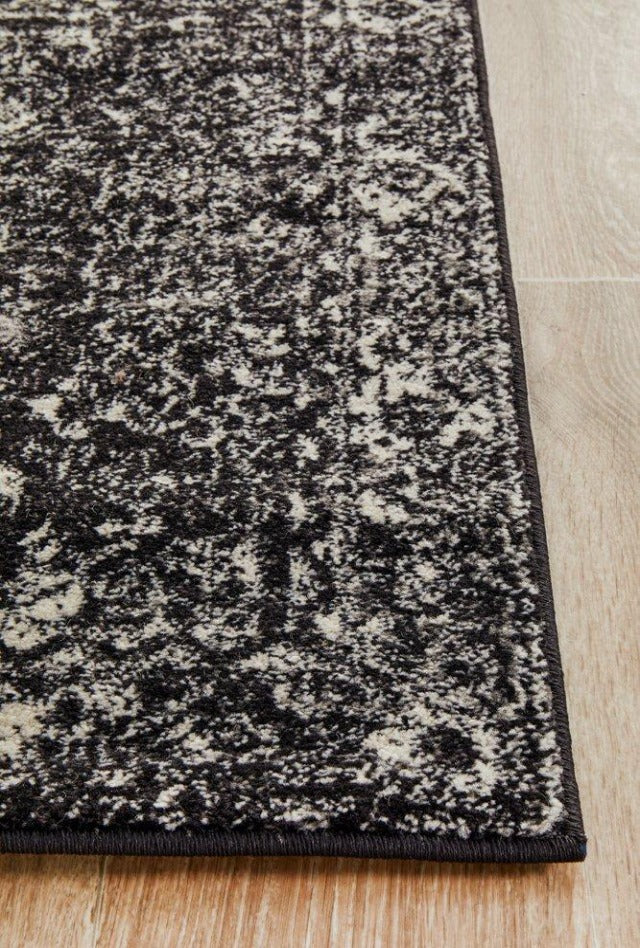 Dream Distressed Pre-made Hall Runner | Charcoal