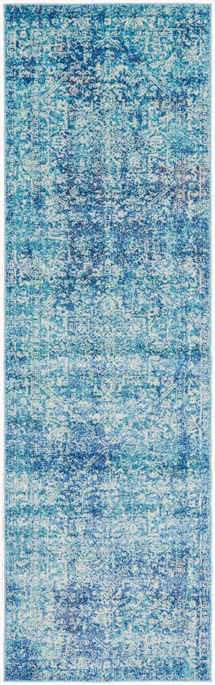 Charmed Pre-made Hall Runner | Turquoise Royal-Blue