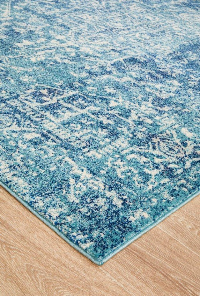 Charmed Rug | Turquoise Royal-blue