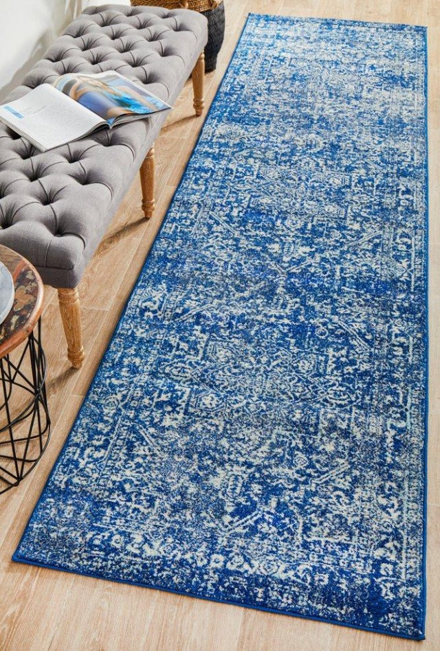 Charmed Pre-made Hall Runner | Royal Blue