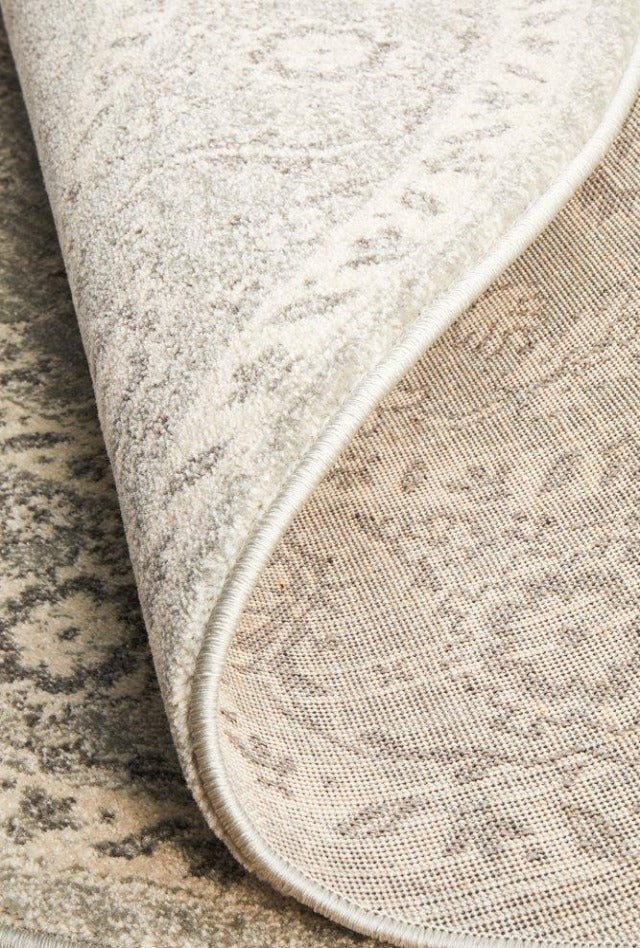 Winter Round Rug | Grey