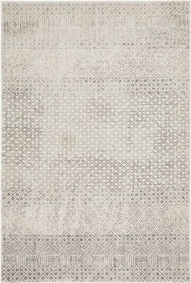 Glasgow Rug | Off-White Grey Silver