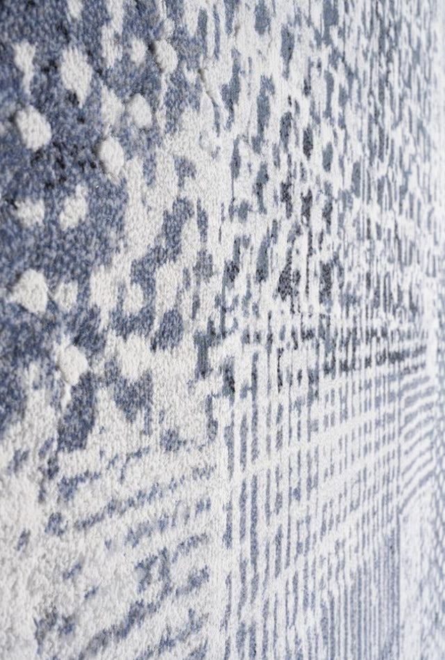 Franklin Bingham Rug | Blue & White