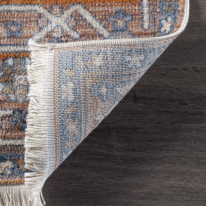 Heriz Rust Rug | Rust Blue
