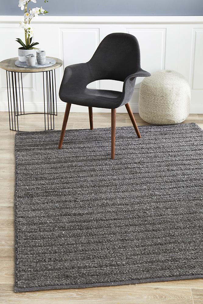 Cambridge Floor Rug | Charcoal
