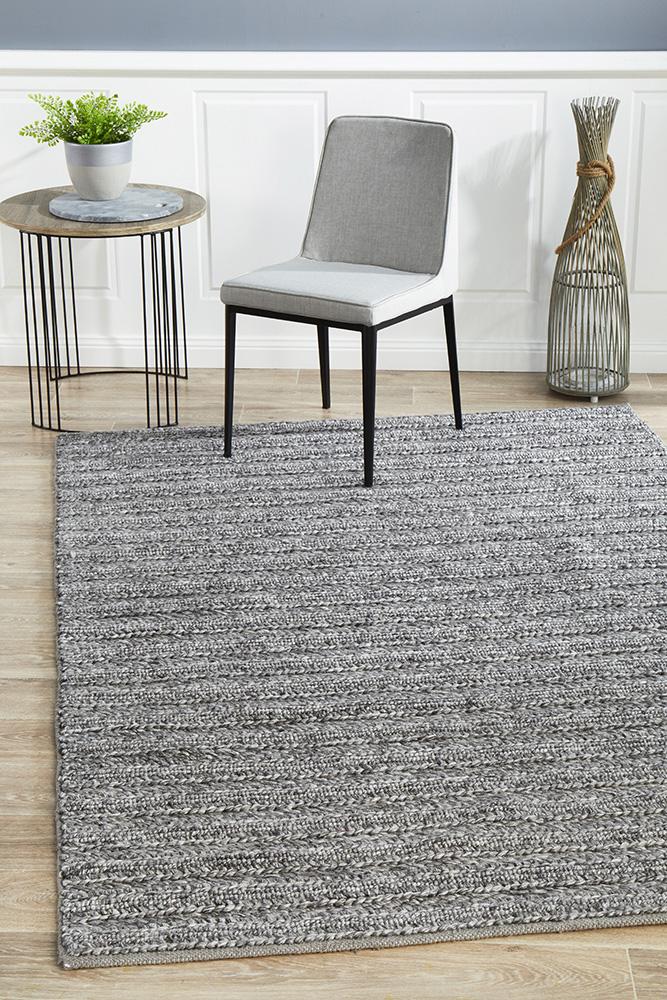 Cambridge Floor Rug | Steel