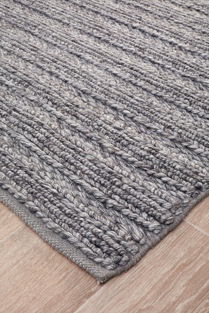 Cambridge Floor Rug | Steel