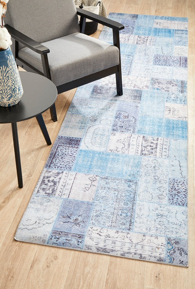 Illusions 121 Denim Runner Rug | Scottie & Team | Master Walk in Robe 2022