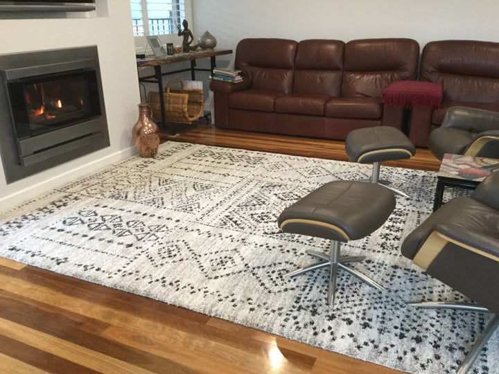 Argentina Pelago Rug | Cream & Charcoal