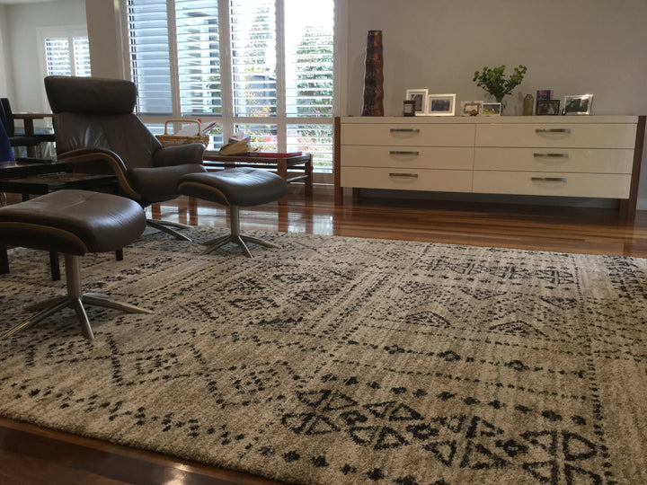 Argentina Pelago Rug | Cream & Charcoal