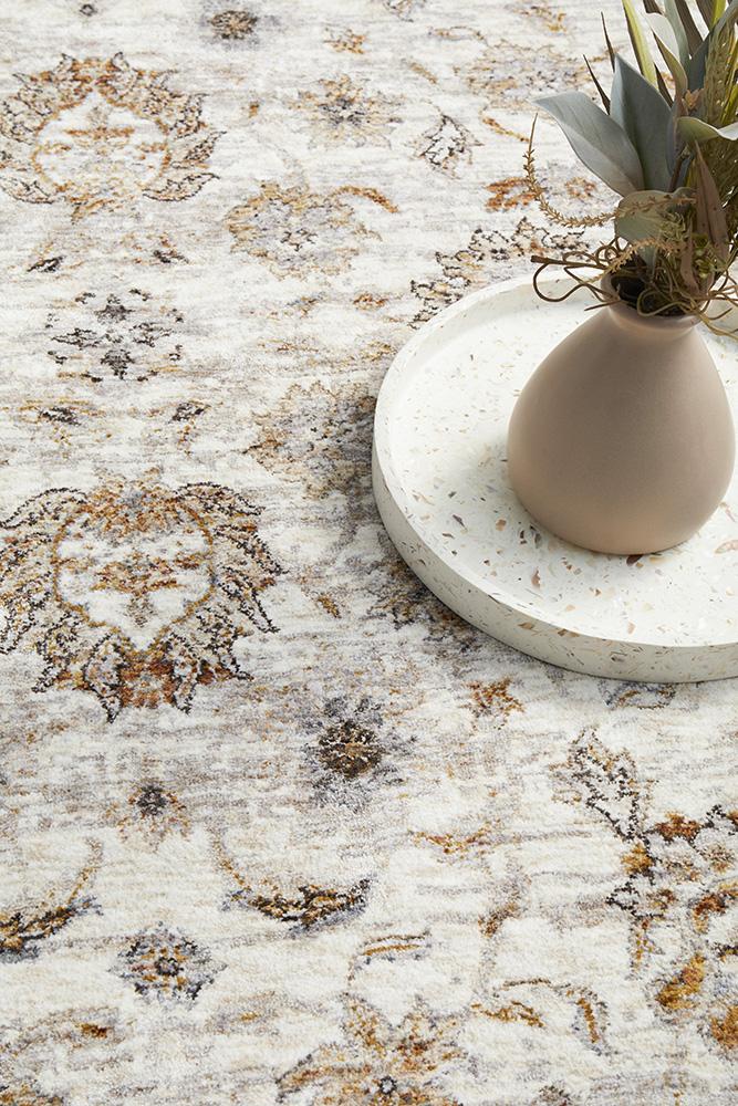 Bone Jaipur Rug | Beige Mustard