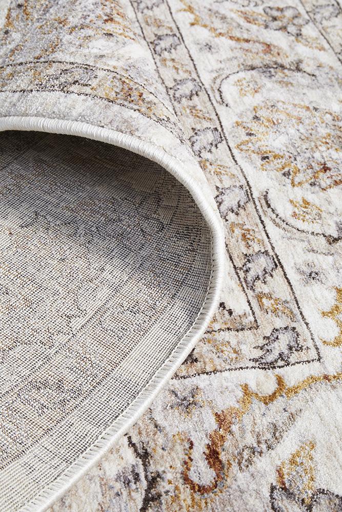 Bone Jaipur Rug | Beige Mustard