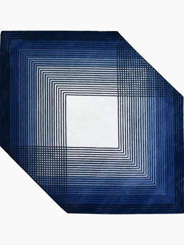 Jagged Square Rug | Admiral - Enquire now for availability