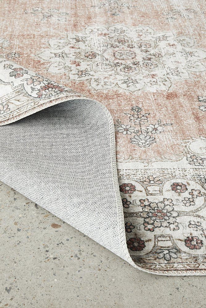 Kindred Coco Peach Rug | Machine Washable