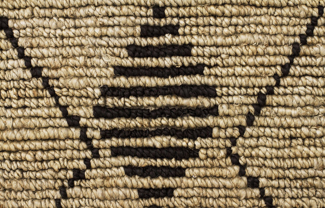 Kasa Hand Woven Tribal Jute Rug | Natural