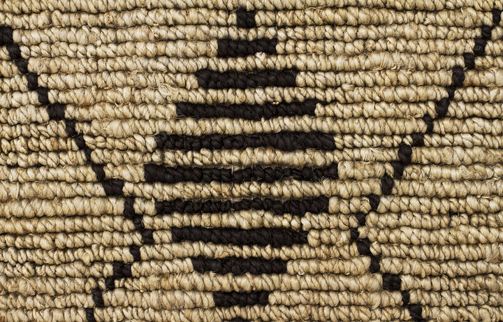 Kasa Hand Woven Tribal Jute Rug | Natural