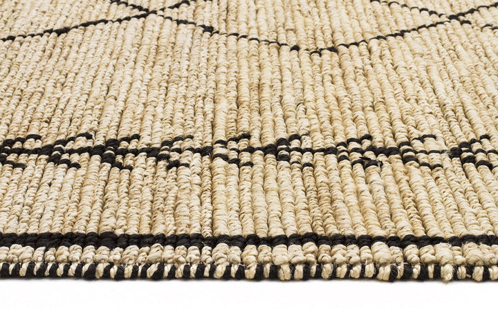 Tumu Hand Woven Tribal Jute Rug | Natural