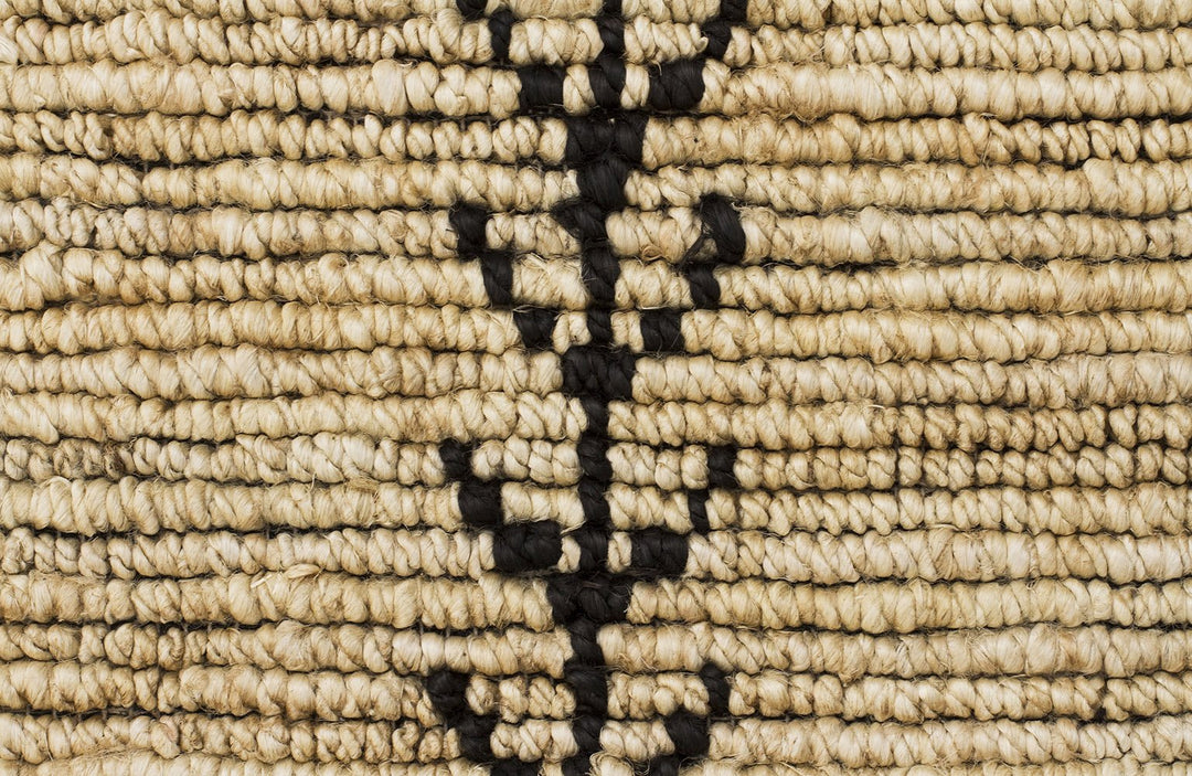 Tumu Hand Woven Tribal Jute Rug | Natural