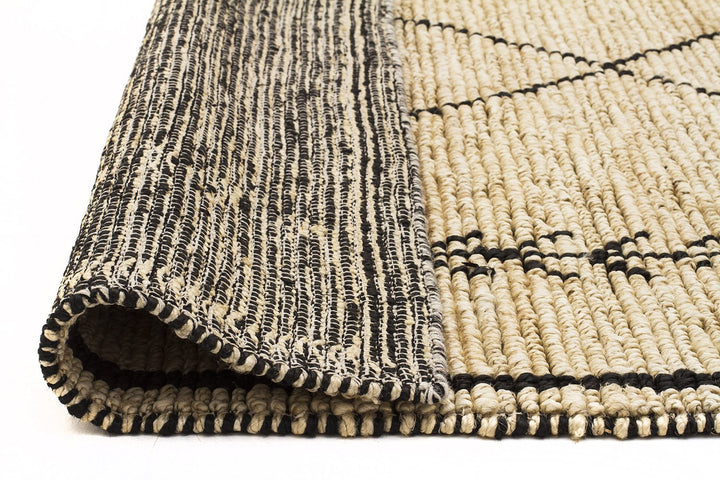 Tumu Hand Woven Tribal Jute Rug | Natural
