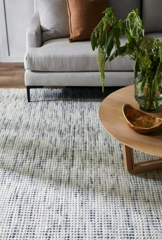 Kobe Mist Rug | Ivory & Grey - Enquire for availability