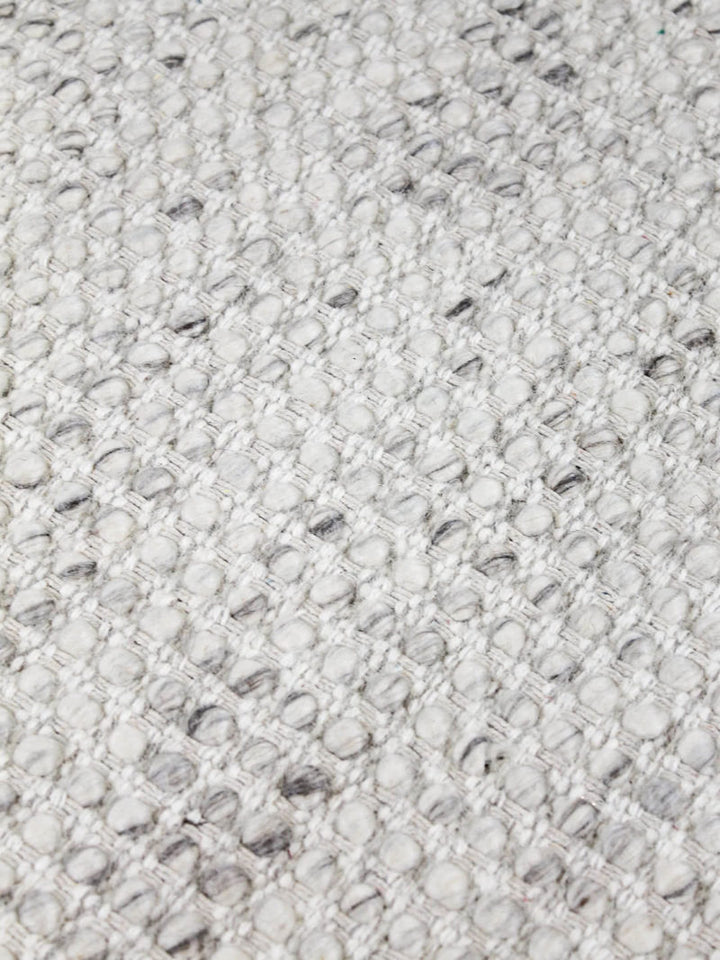 Kobe Silver Rug | Soft Grey & Ivory - Enquire now for availability