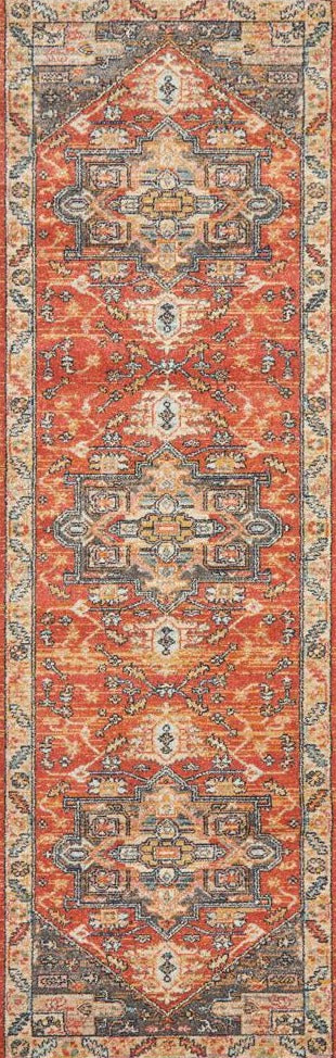 Legacy 850 Terracotta Runner Rug