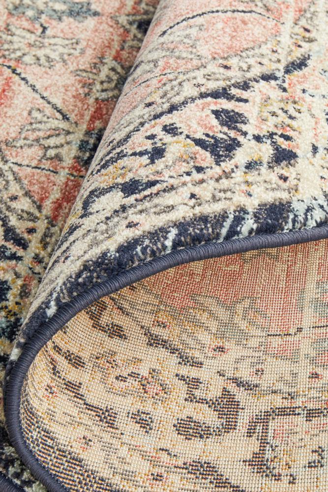 Legacy 851 Round Rug | Rose Brick