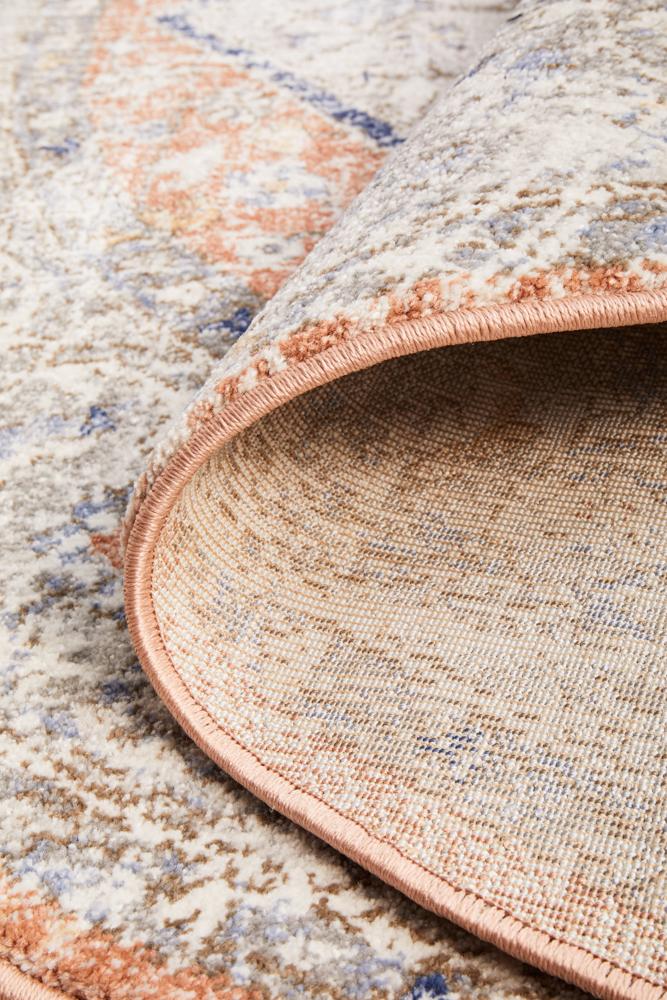 Mayfair Lorissa Peach Round Rug