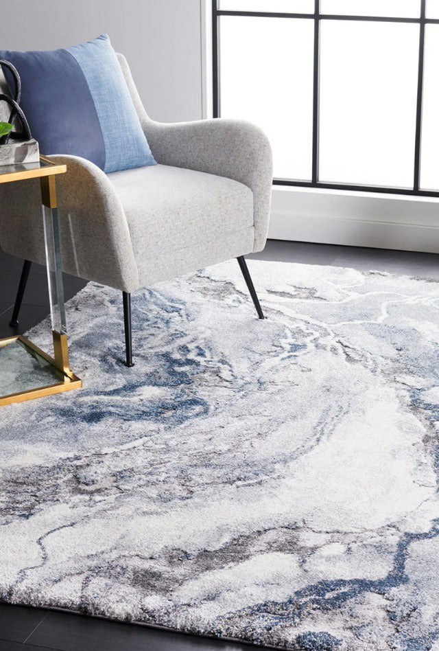 Mineral 222 Blue Rug