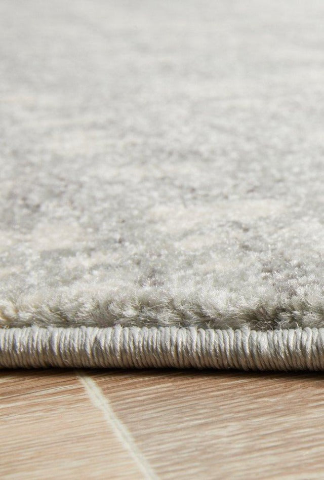 Ashley Round Rug | Silver Grey