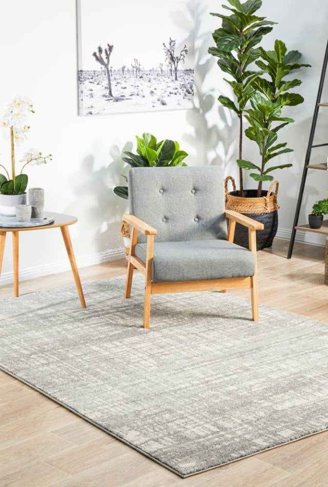 Ashley Floor Rug |  Silver Grey