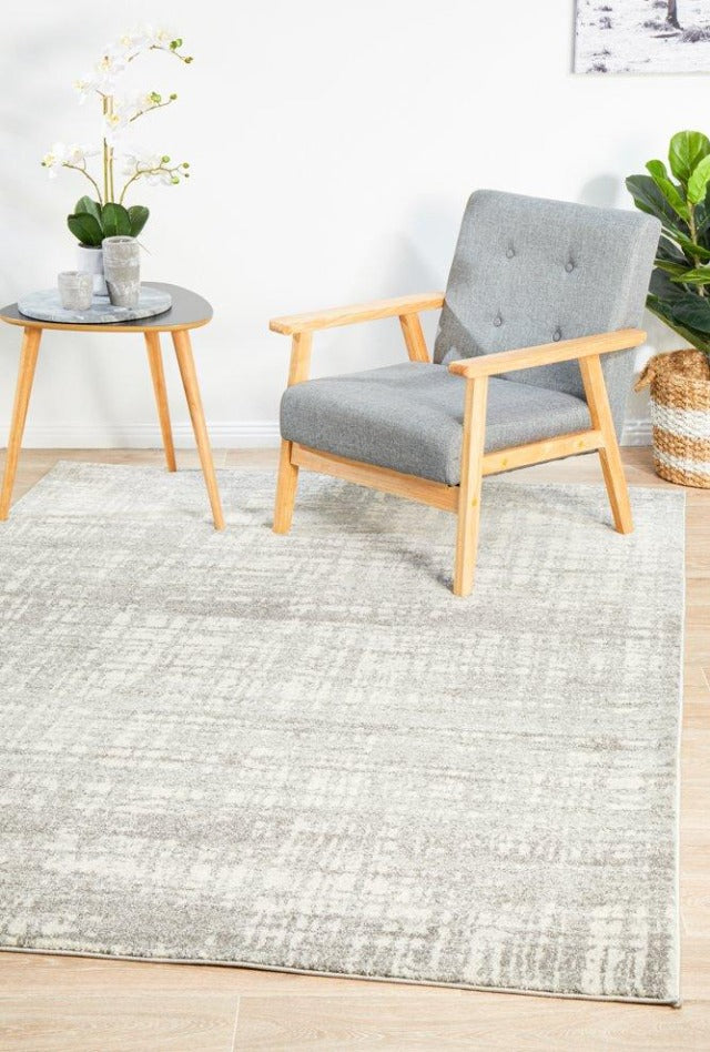 Ashley Floor Rug |  Silver Grey