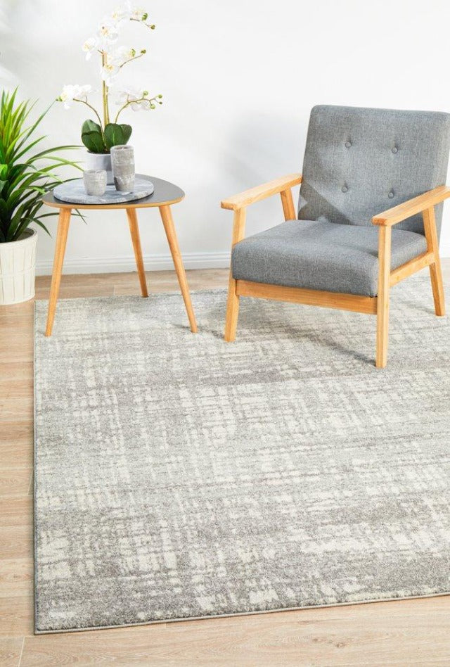 Ashley Floor Rug |  Silver Grey