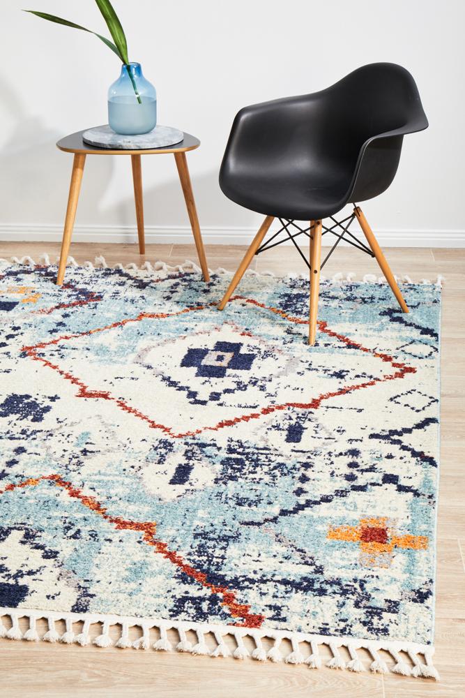 Marrakesh Floor Rug | 444 Blue