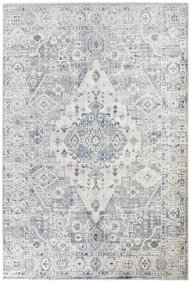 Medina Blue L.Grey Rug 0320C