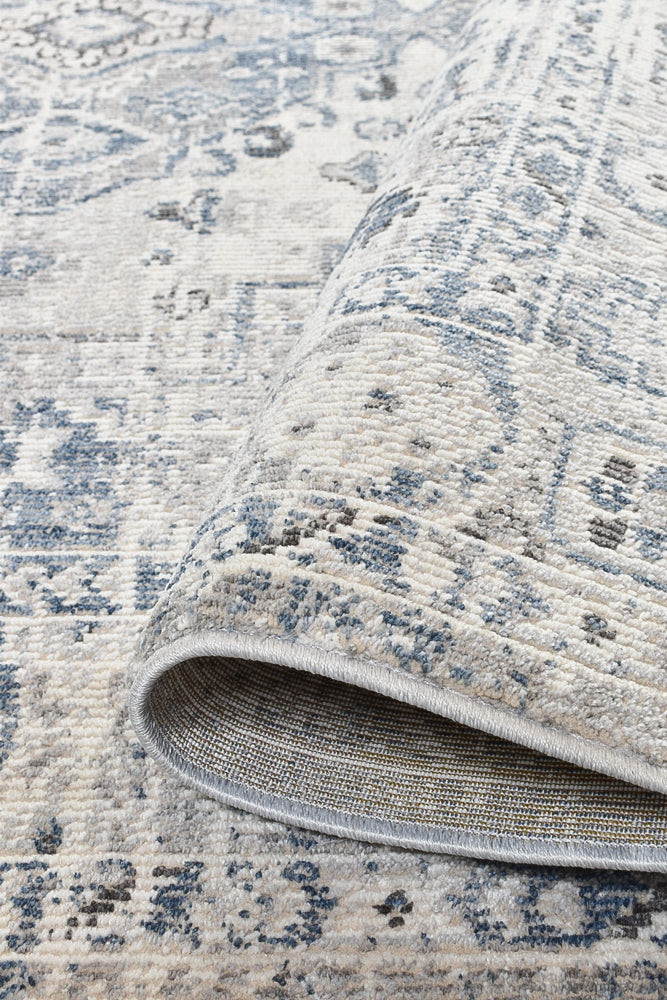 Medina Blue L.Grey Rug 0320C