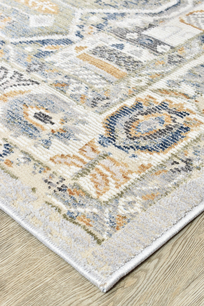 Medina Blue Grey Rug 0319A