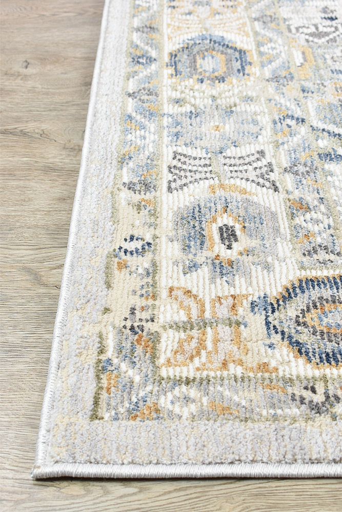 Medina Blue Grey Rug 0319A