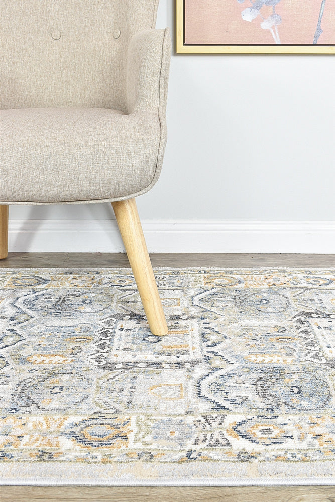 Medina Blue Grey Rug 0319A